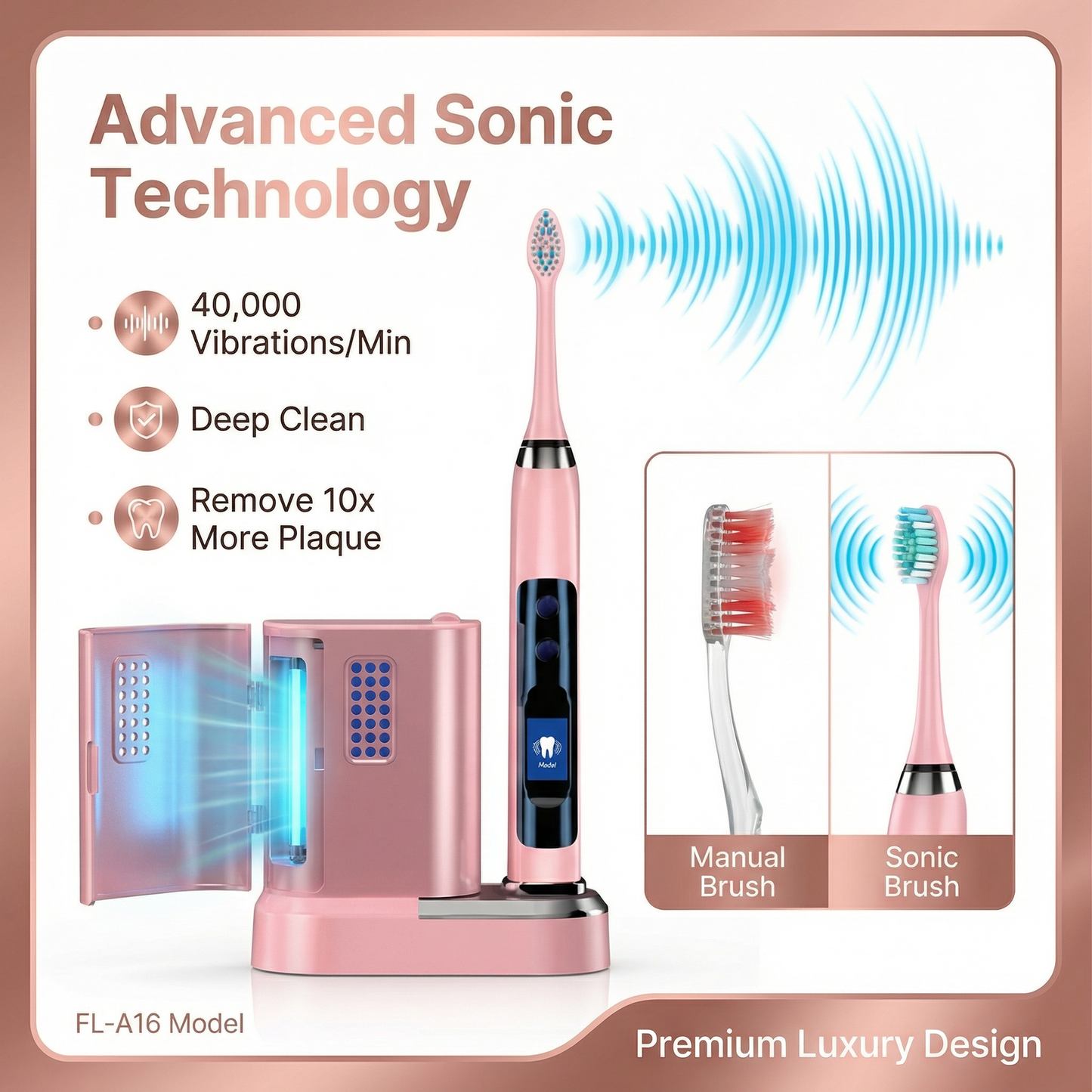 VPsmile A16/A17 Sonic Toothbrush