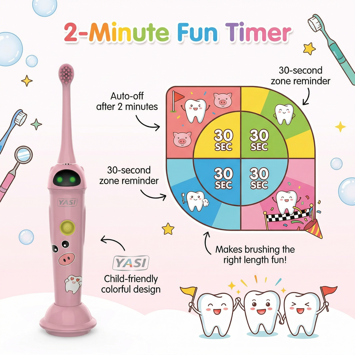 VPsmile K01 Kids Toothbrush