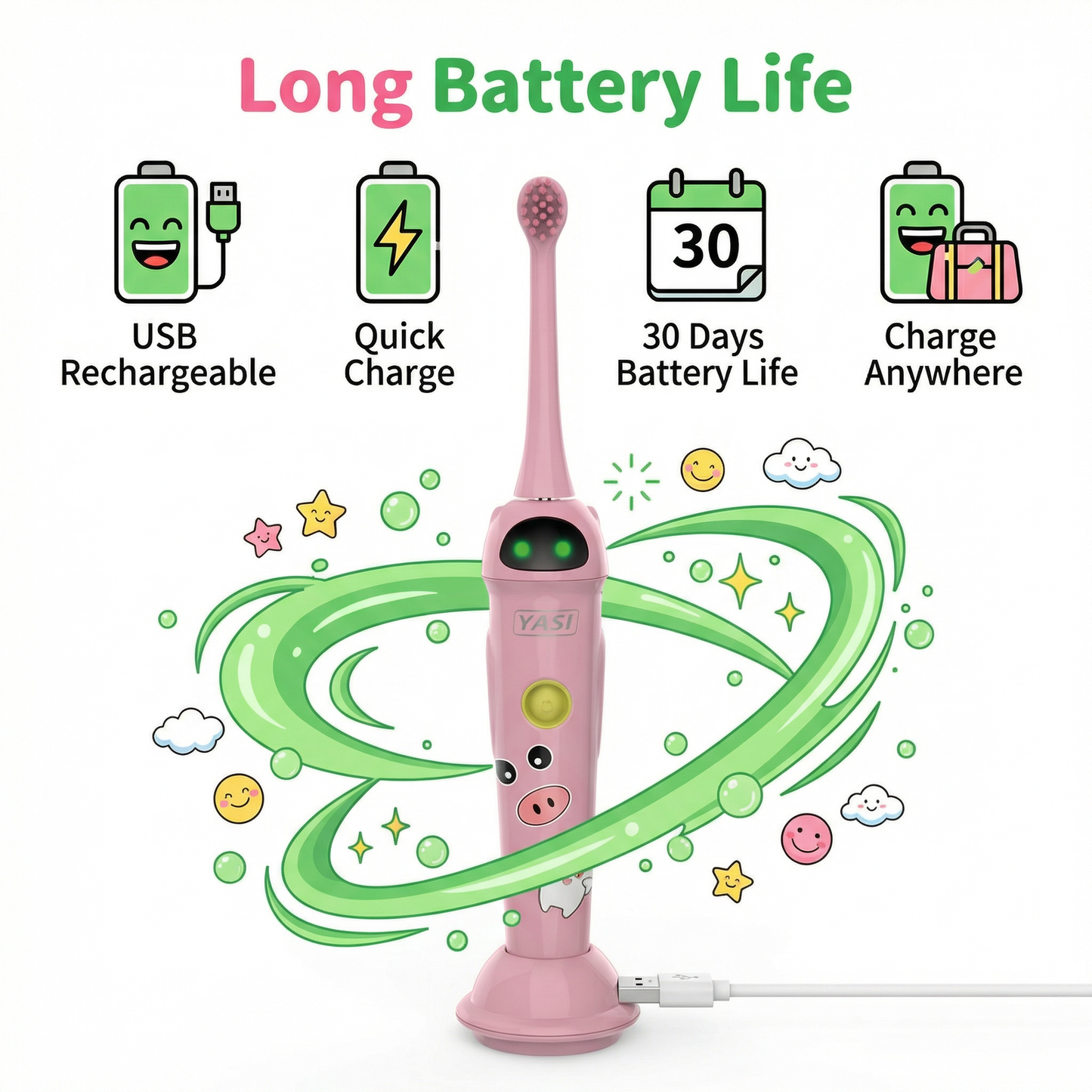VPsmile K01 Kids Toothbrush
