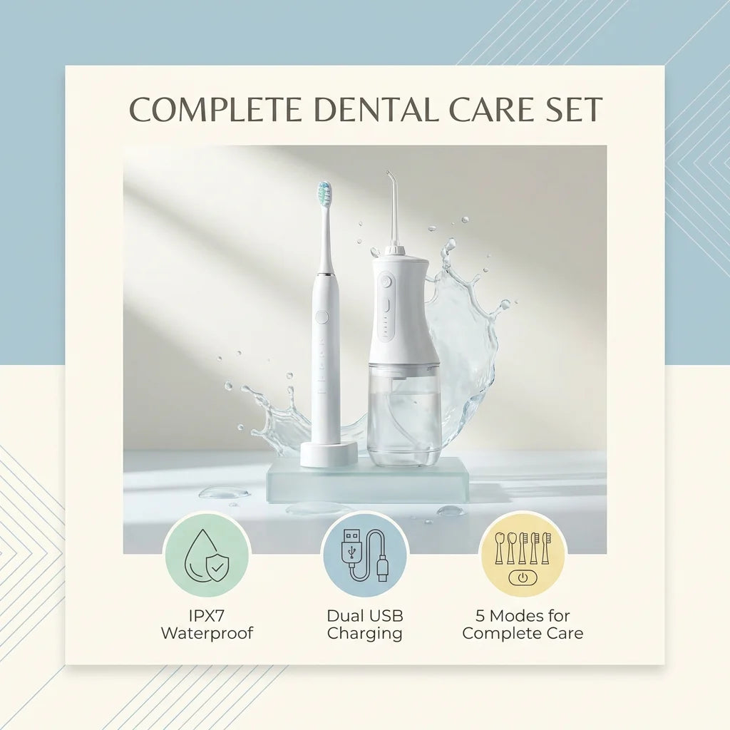VPsmile New-05 Water Flosser & Toothbrush Set