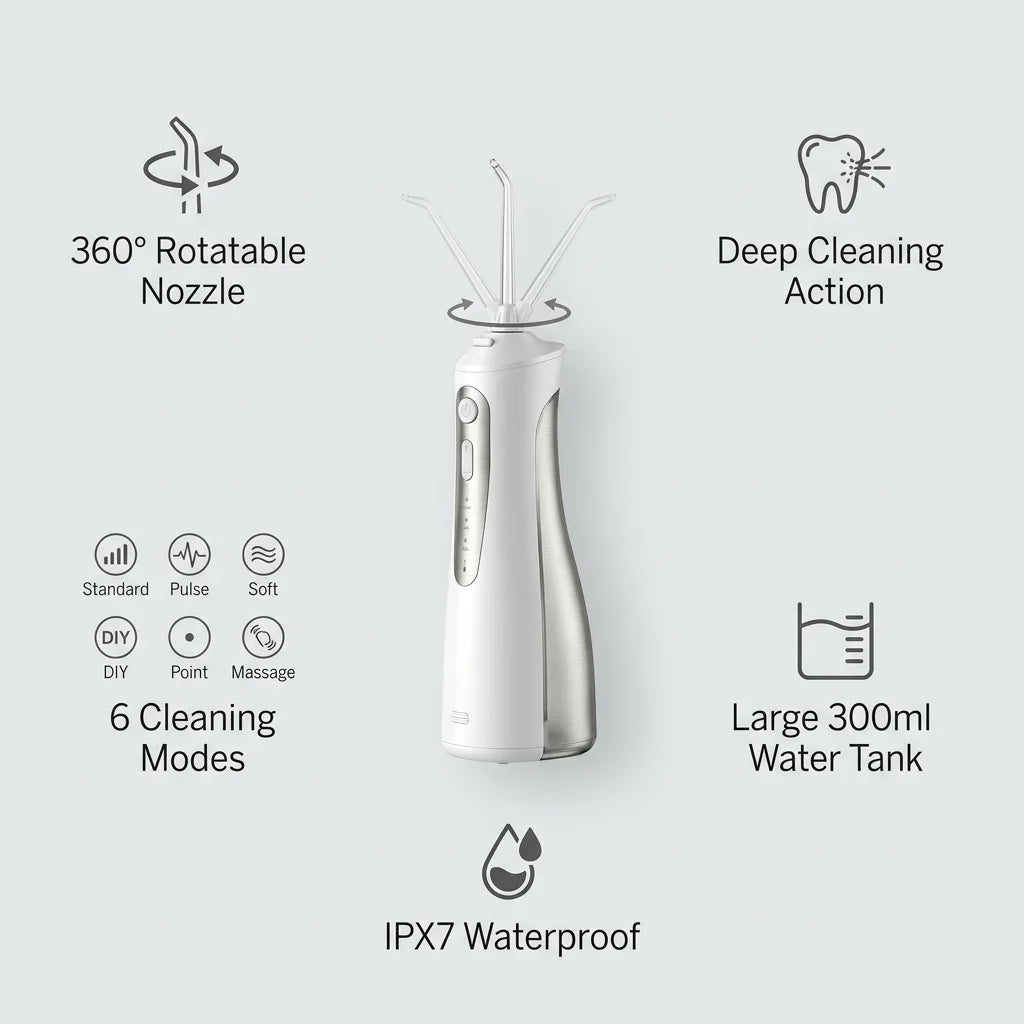 VPsmile New-07 Rotary Water Flosser