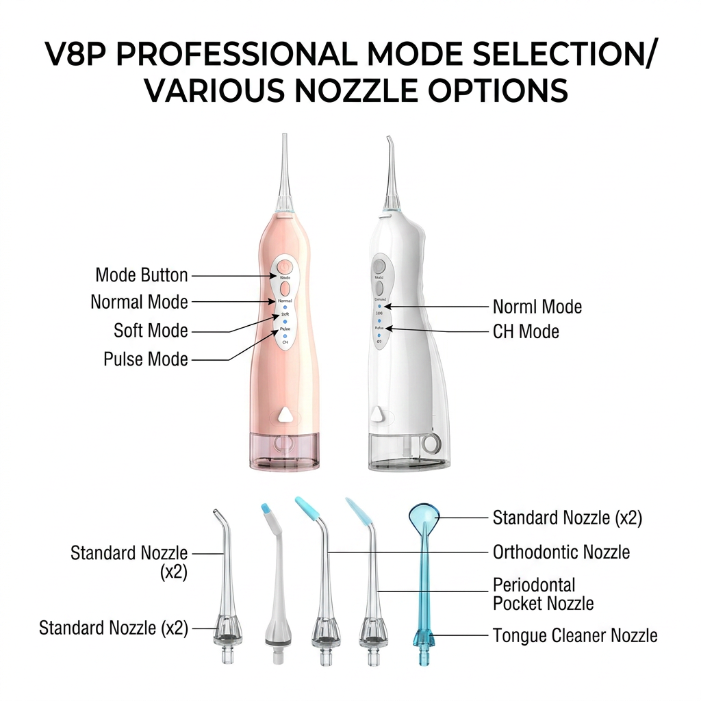 VPsmile V8plus Water Flosser
