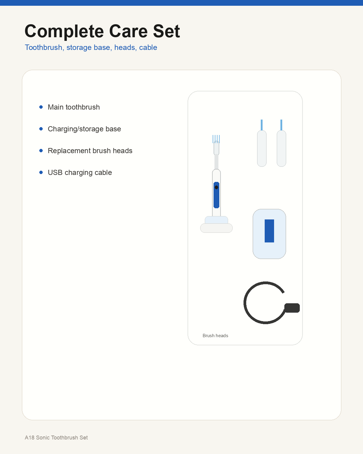 A18 Sonic Toothbrush