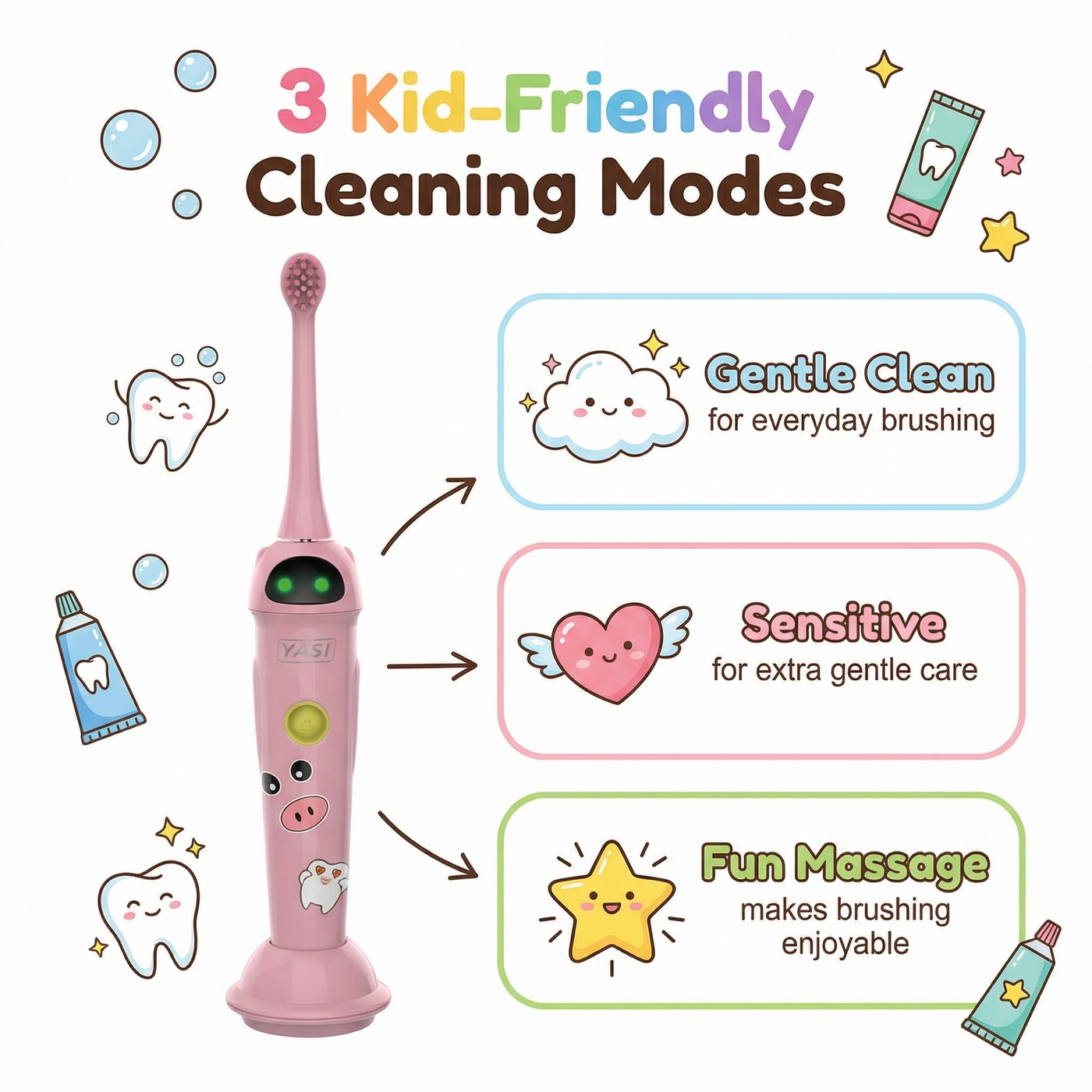K01 Kids Sonic Toothbrush